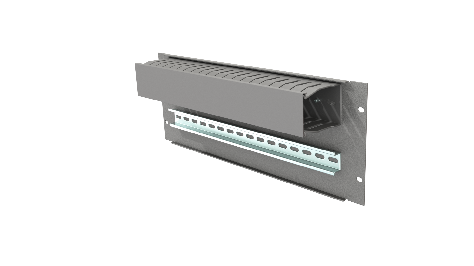 Blank plate with Din/Duct