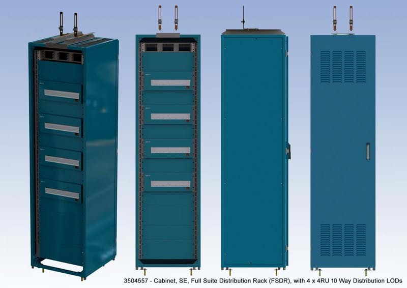 DC Distribution Cabinet, SE, Full Suite Distribution Rack (FSDR ...