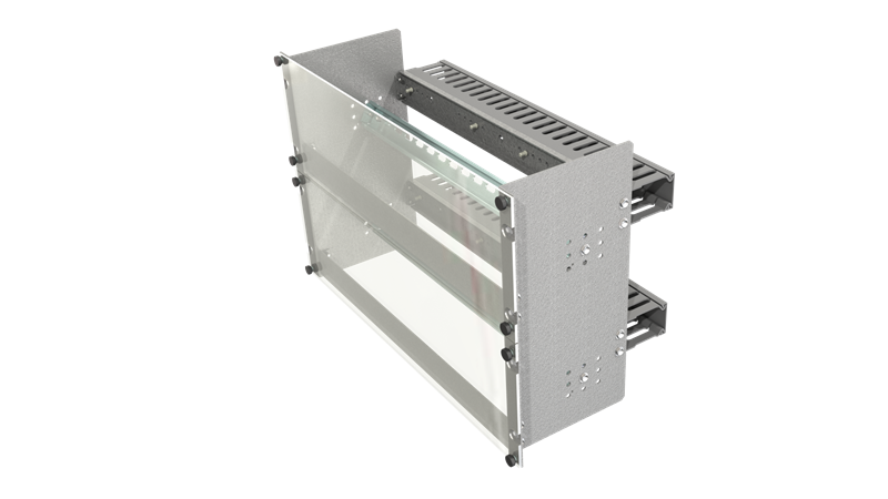 Test Link Subrack, Double layer Test Link Rack, 19 Inch, 7RU